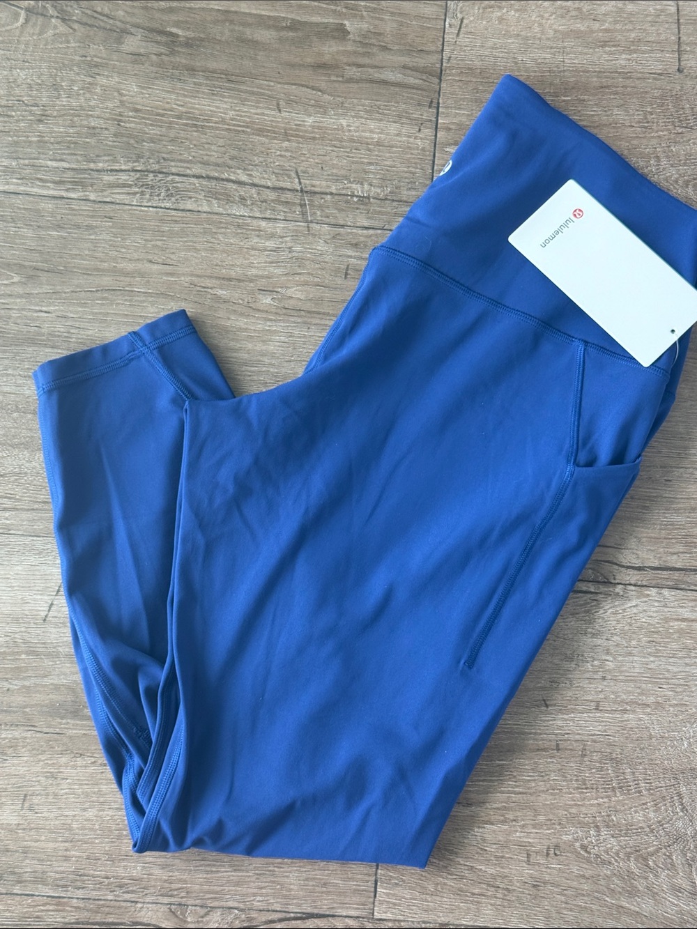 Lululemon Align HR Pant‎ 25" Pockets Clubhouse Blue Size 14 NWT Nulu Leggings